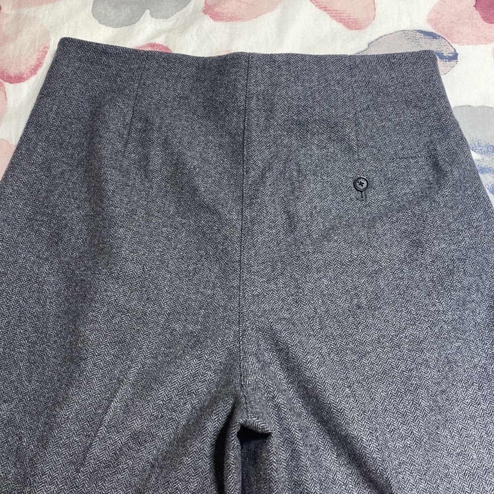 Aritzia Wilfred Chambery Wool Blend Grey Cropped Pant Size 0 - Picture 10 of 14